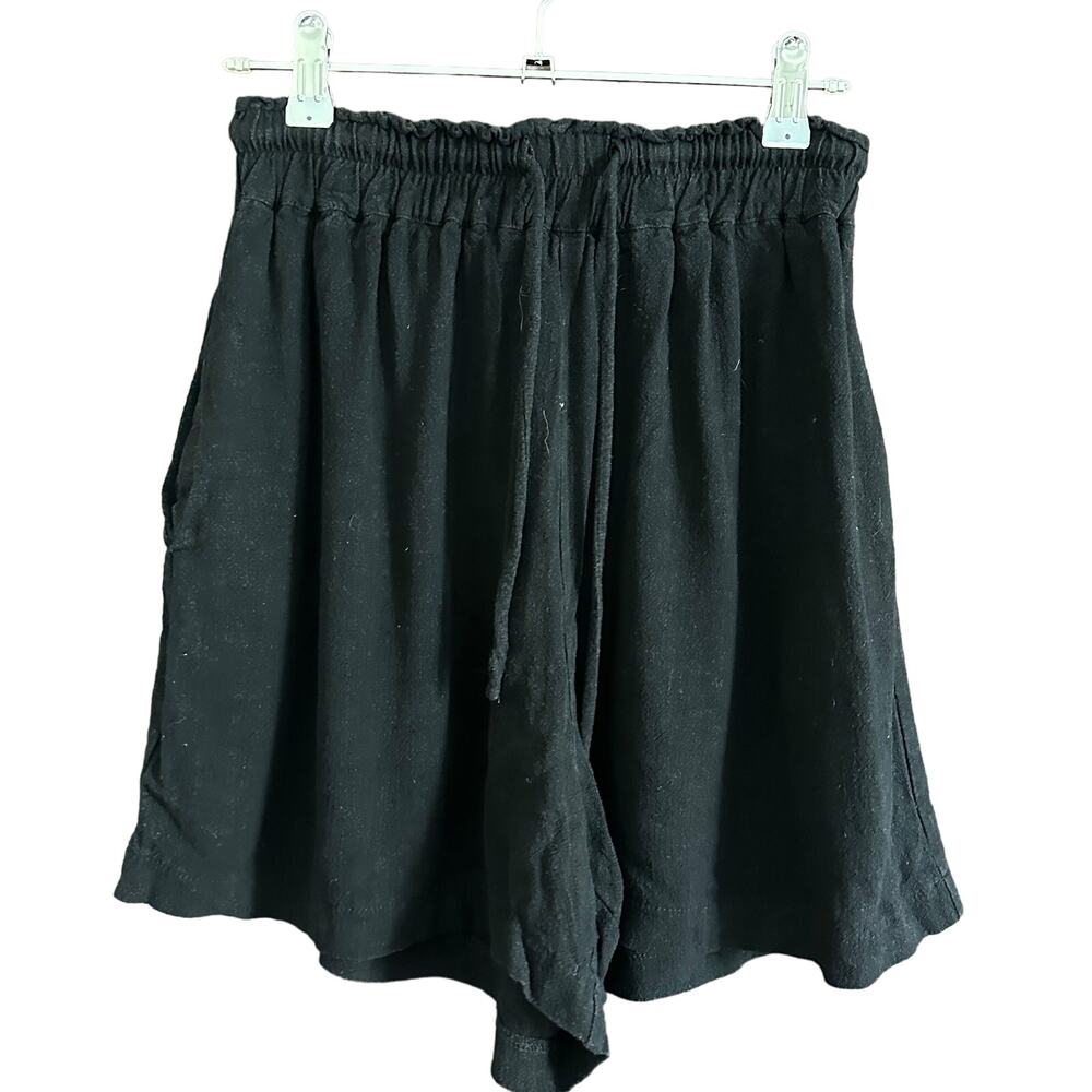 THE LULLABY CLUB | Breezy Textured Cotton Pull On Shorts | Small / Medium